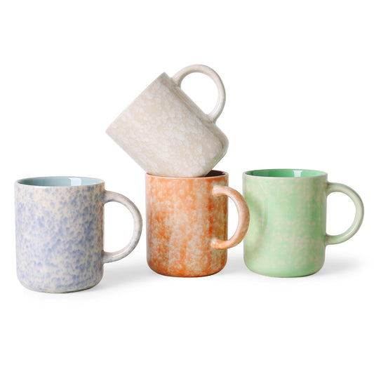 Lukelg 17oz Ceramic Coffee Mugs – Set of 4